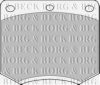 BORG & BECK BBP1095 Brake Pad Set, disc brake